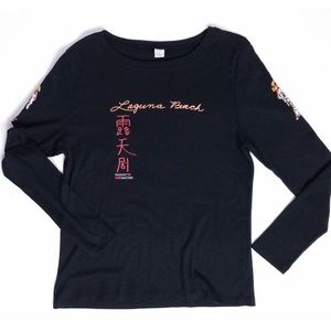 California Basics Ladies Laguna Beach Glam T Shirt